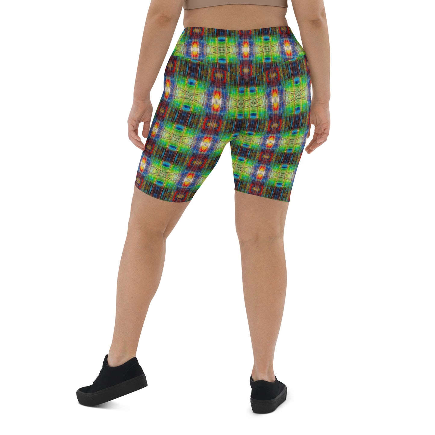 DMV 0077 Avant Garde Artsy Biker Shorts