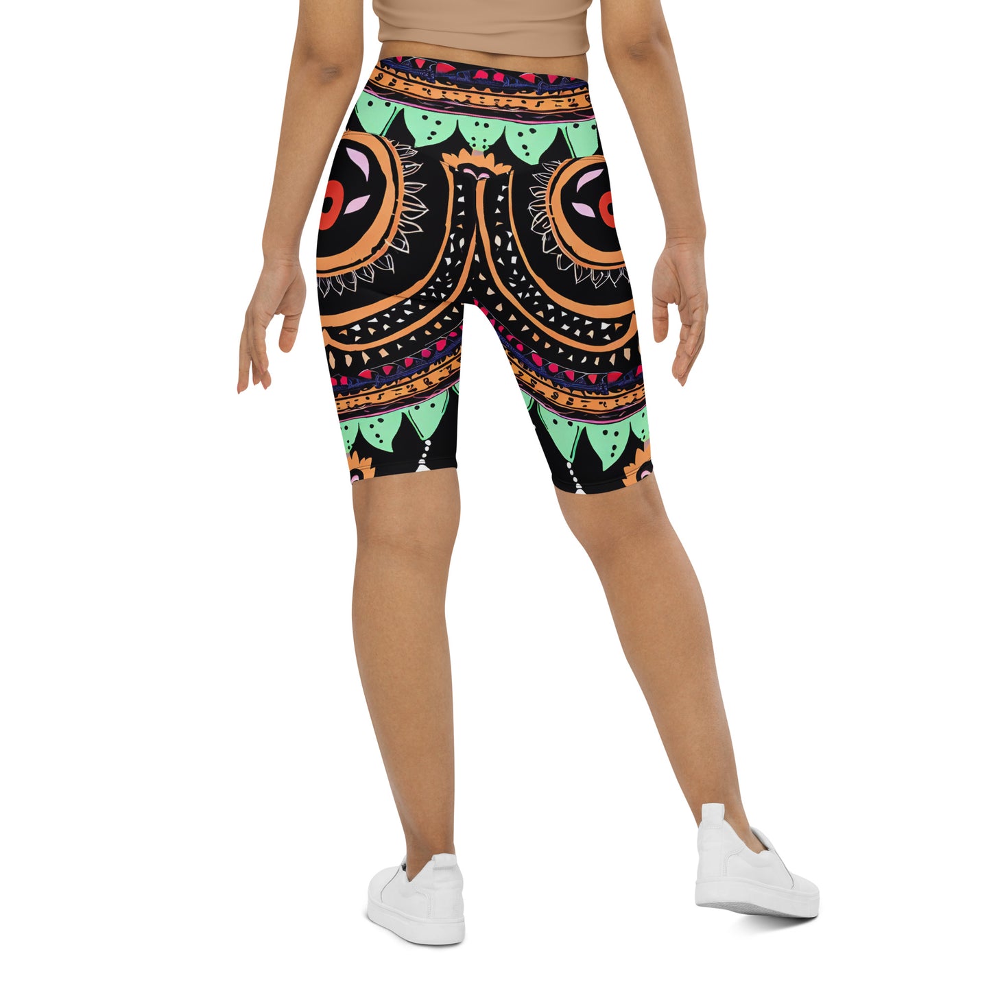 DMV 0180 Boho Biker Shorts