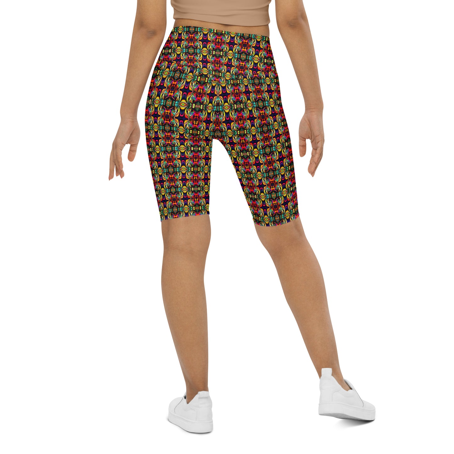 DMV 0166 Psy Artsy Biker Shorts