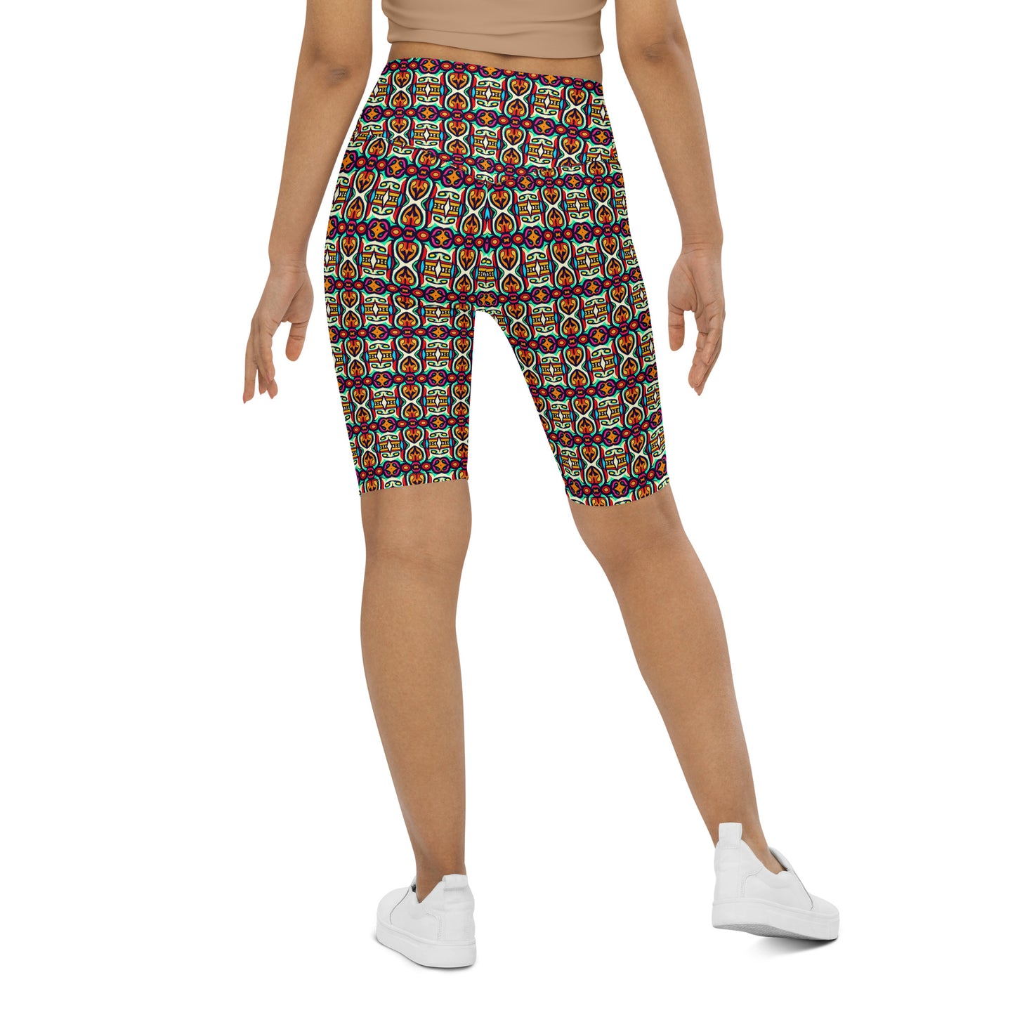 DMV 1348 Psy Artsy Biker Shorts