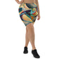 DMV 0243 Abstract Art Biker Shorts