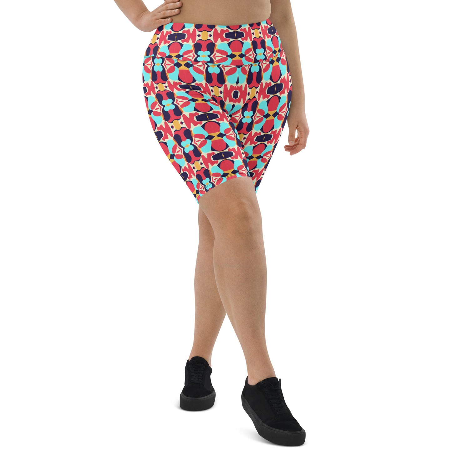 DMV 0030 Vintage Artsy Biker Shorts