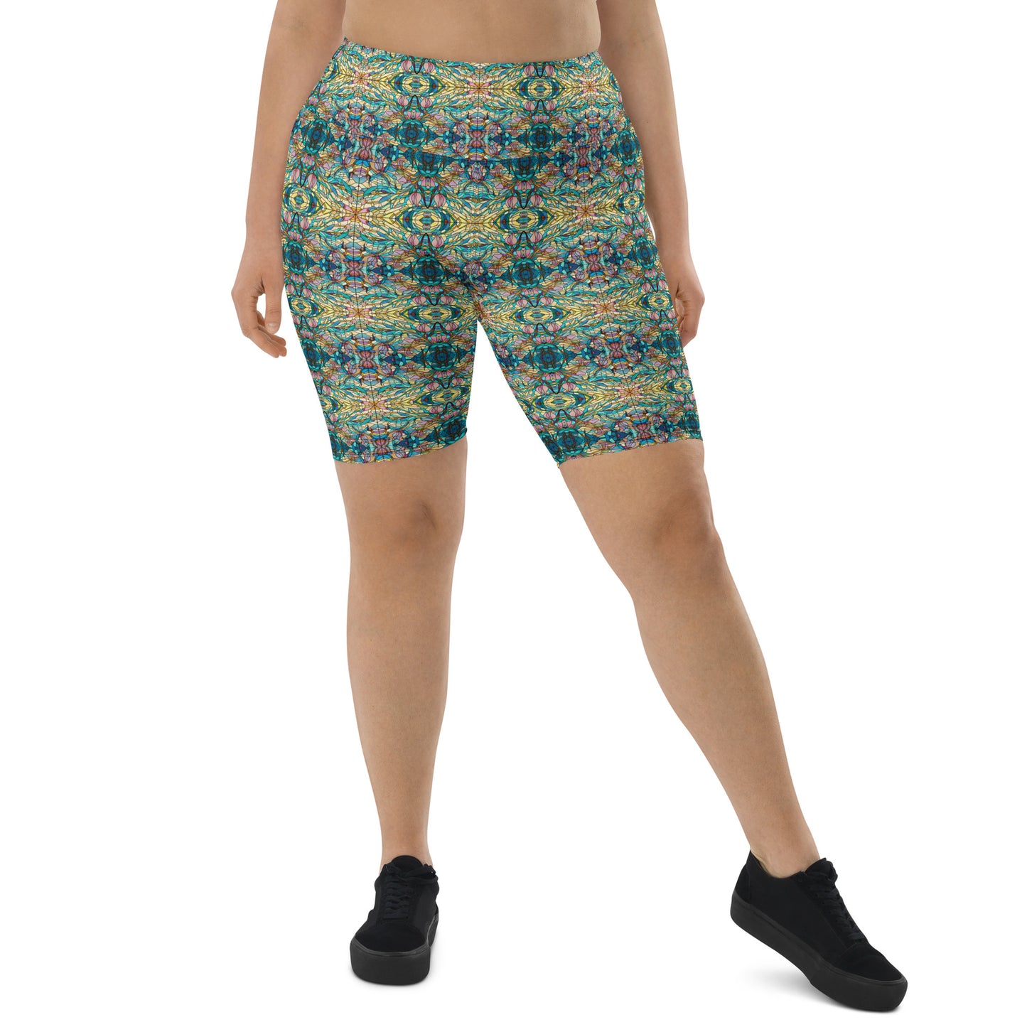 DMV 0049 Chic Boho Biker Shorts