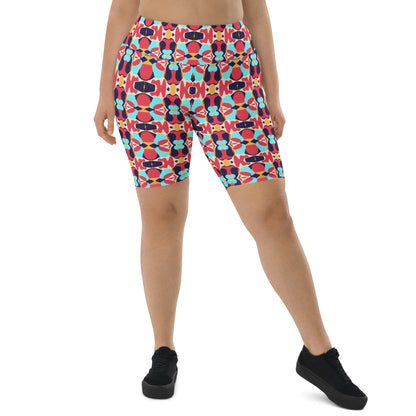 DMV 0030 Vintage Artsy Biker Shorts