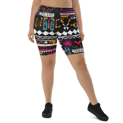 DMV 0011 Boho Biker Shorts