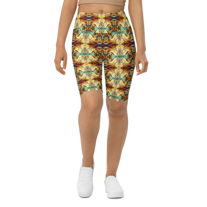 DMV 0123 Chic Boho Biker Shorts