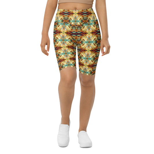 DMV 0123 Chic Boho Biker Shorts