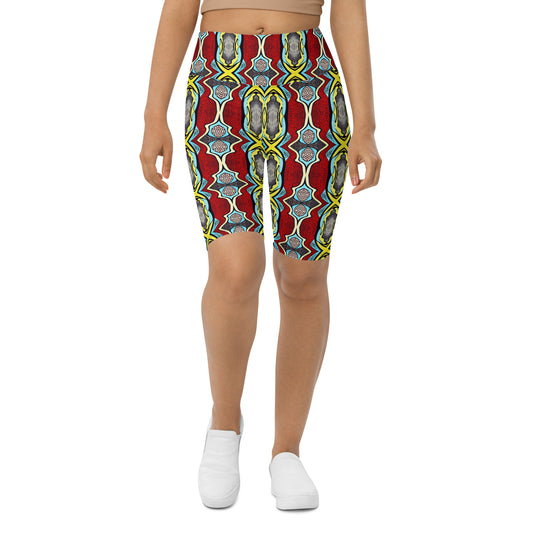 DMV 0712 Chic Boho Biker Shorts