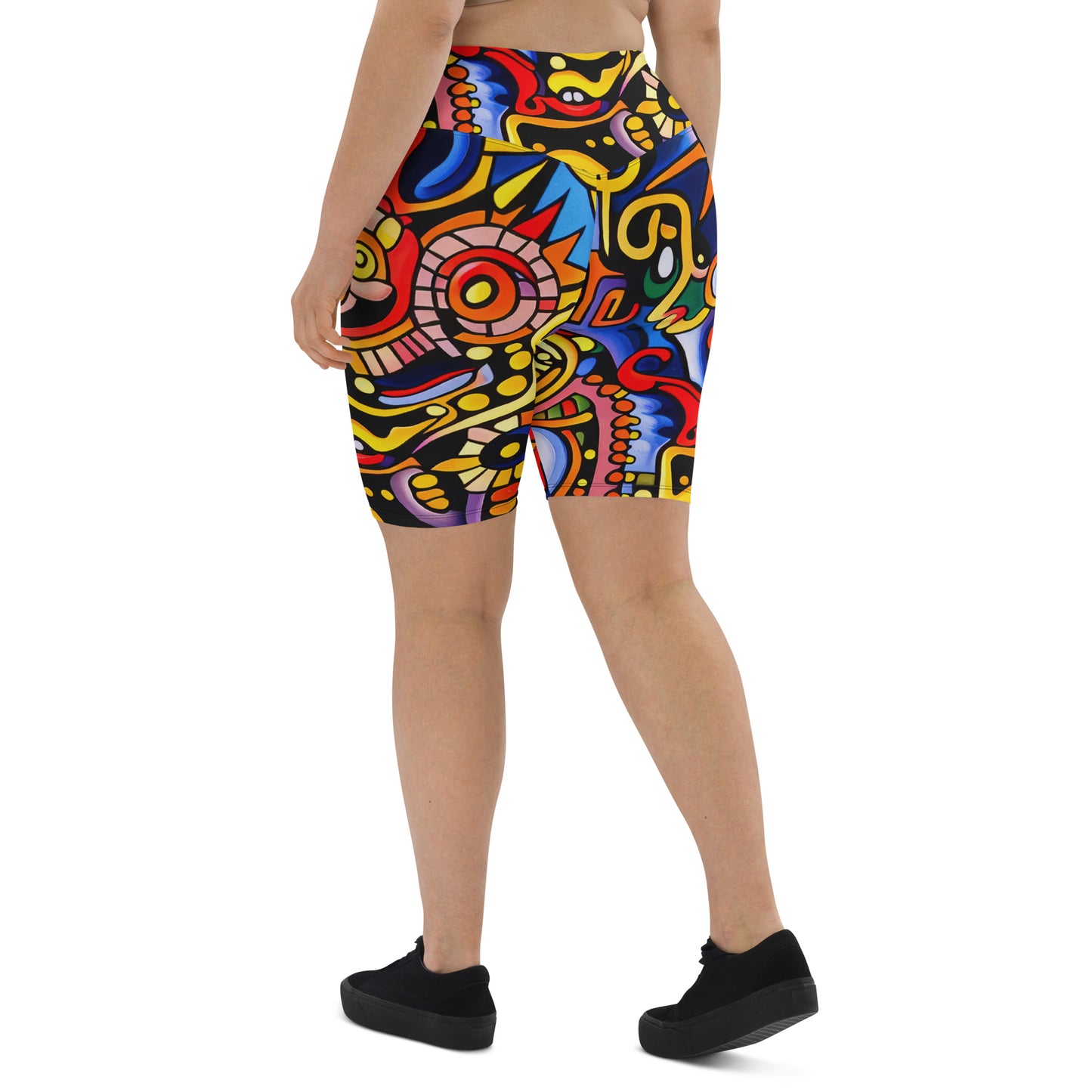 DMV 0051 Psy Art Biker Shorts