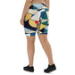 DMV 0227 Abstract Art Biker Shorts