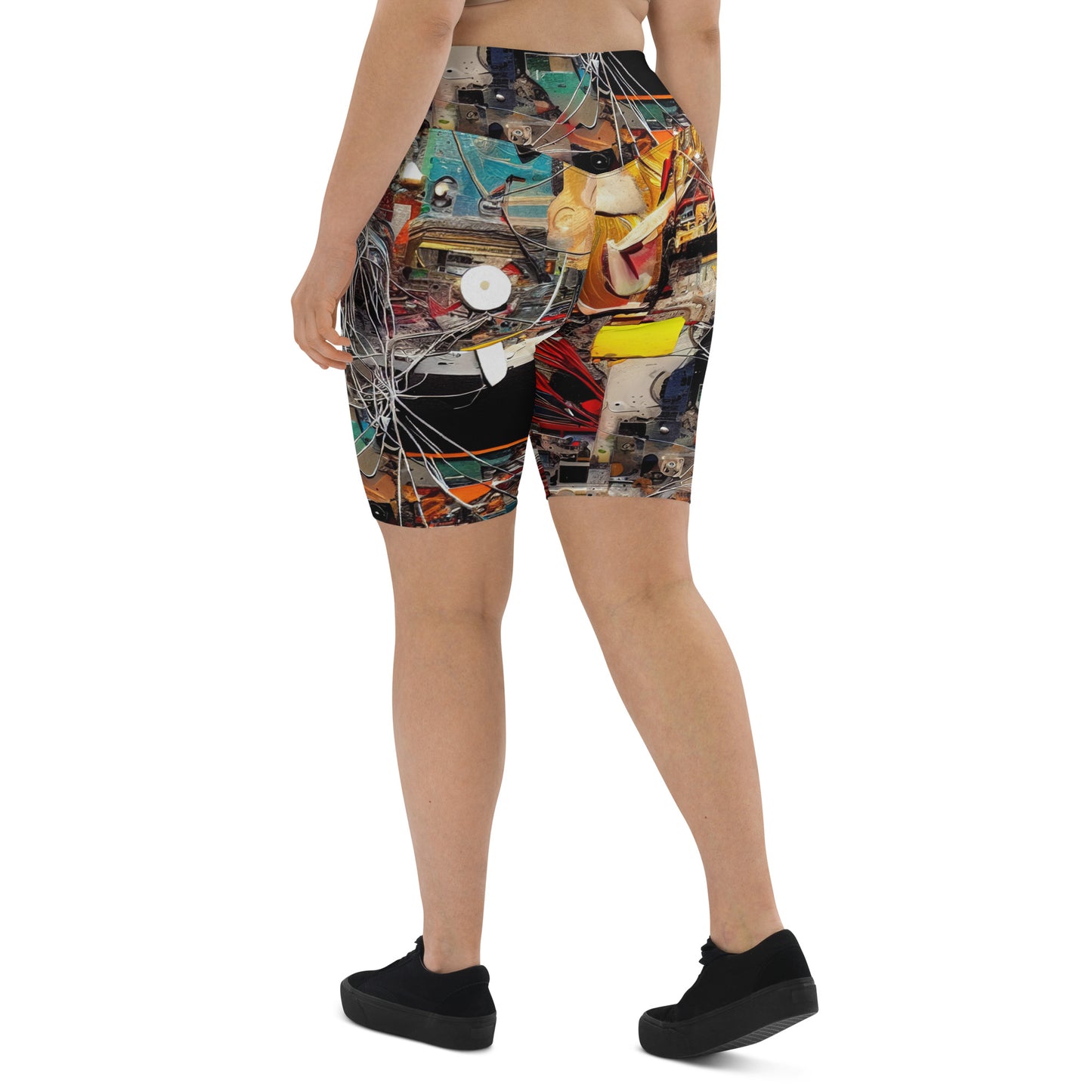 DMV 0271 Avant Garde Biker Shorts