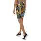 DMV 0237 Retro Art Biker Shorts