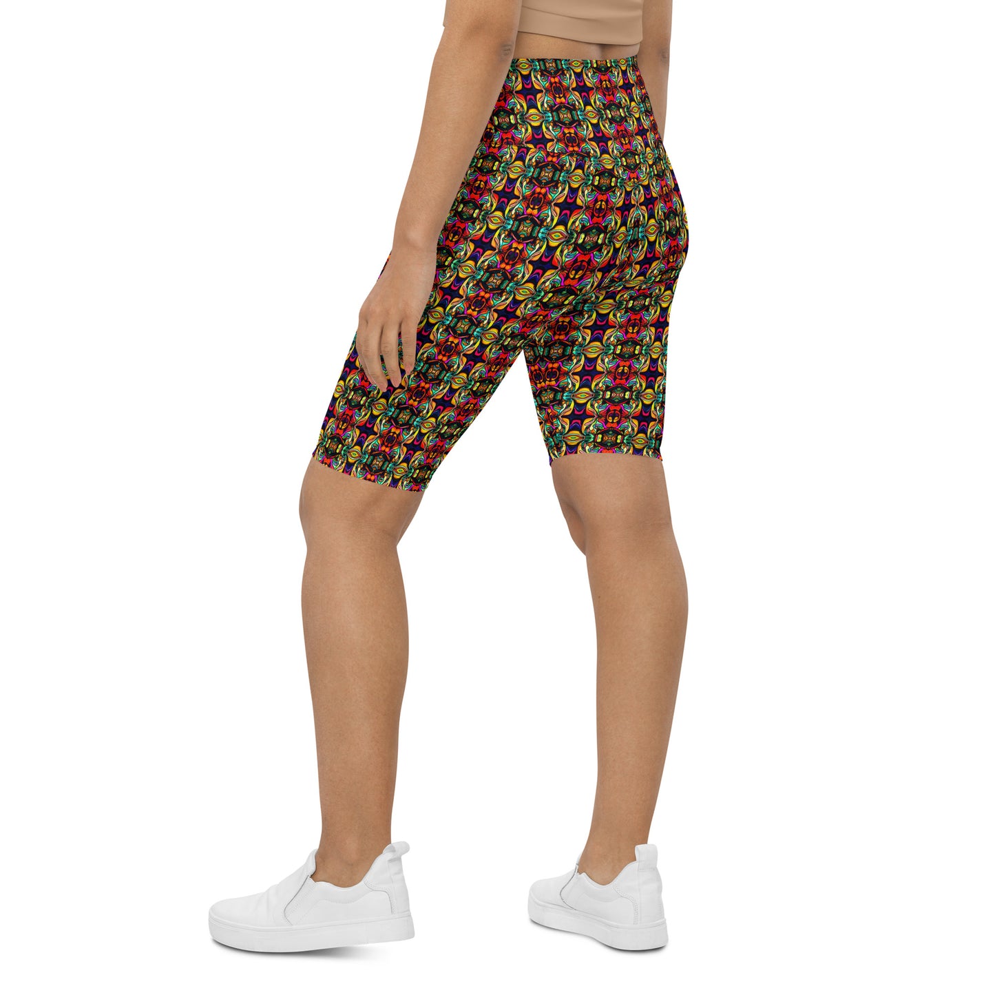 DMV 0166 Psy Artsy Biker Shorts