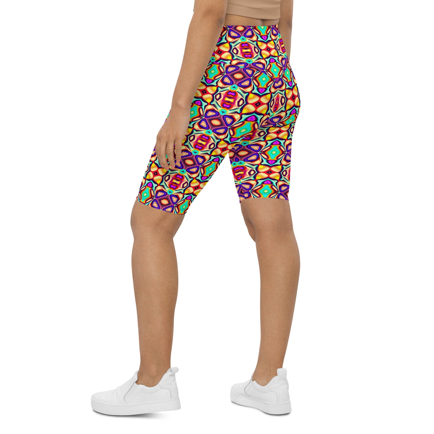 DMV 1357 Psy Artsy Biker Shorts