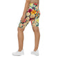 DMV 0260 Floral Biker Shorts