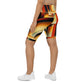 DMV 0261 Retro Art Biker Shorts