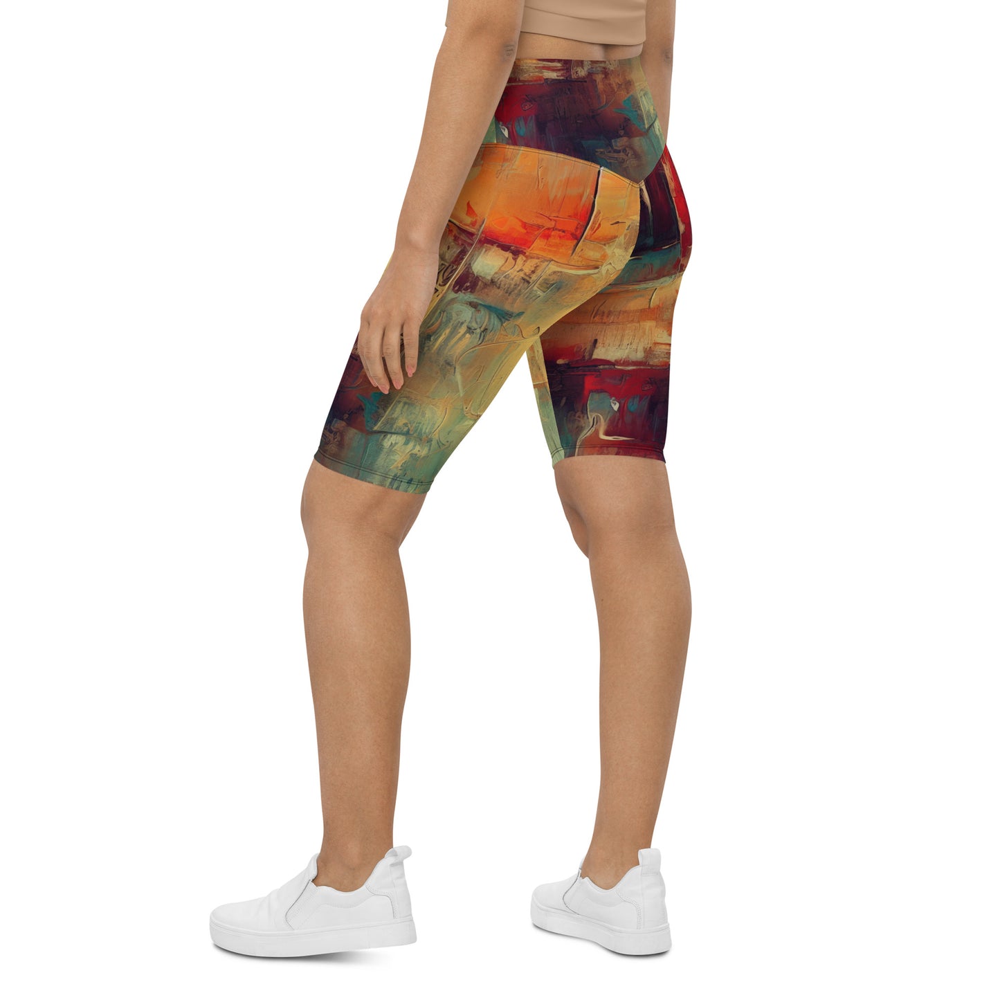 DMV 0878 Avant Garde Biker Shorts