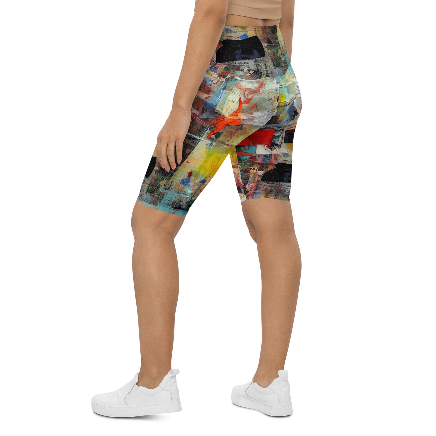 DMV 0829 Avant Garde Biker Shorts