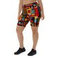 DMV 0233 Psy Art Biker Shorts