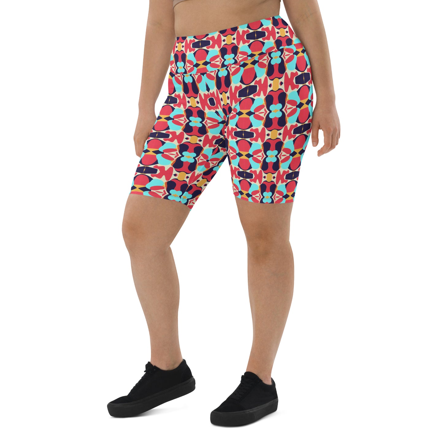 DMV 0030 Vintage Artsy Biker Shorts