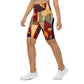 DMV 0251 Abstract Art Biker Shorts