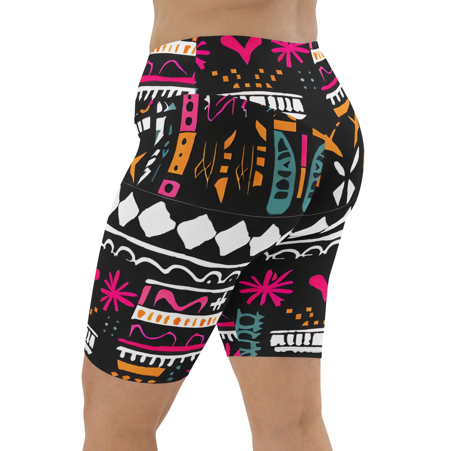 DMV 0011 Boho Biker Shorts