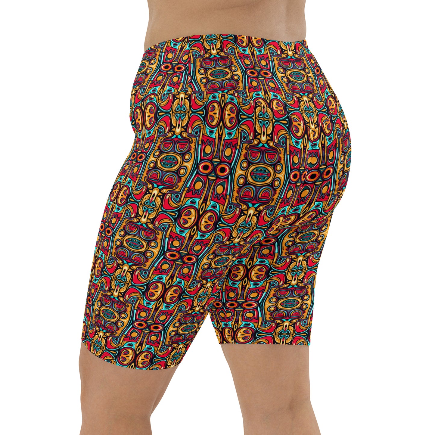 DMV 0249 Psy Artsy Biker Shorts