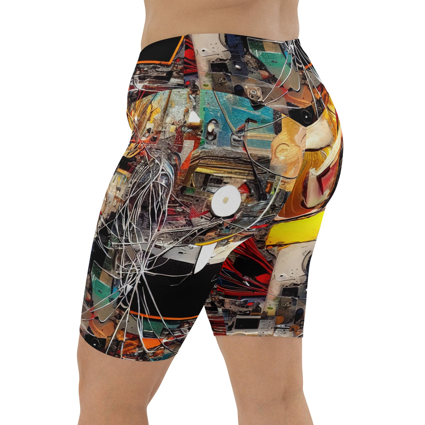 DMV 0271 Avant Garde Biker Shorts