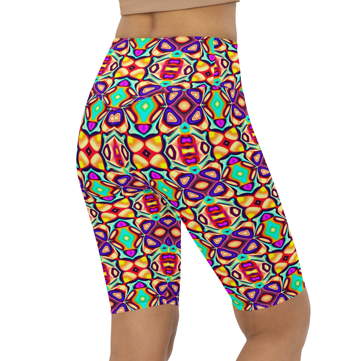 DMV 1357 Psy Artsy Biker Shorts