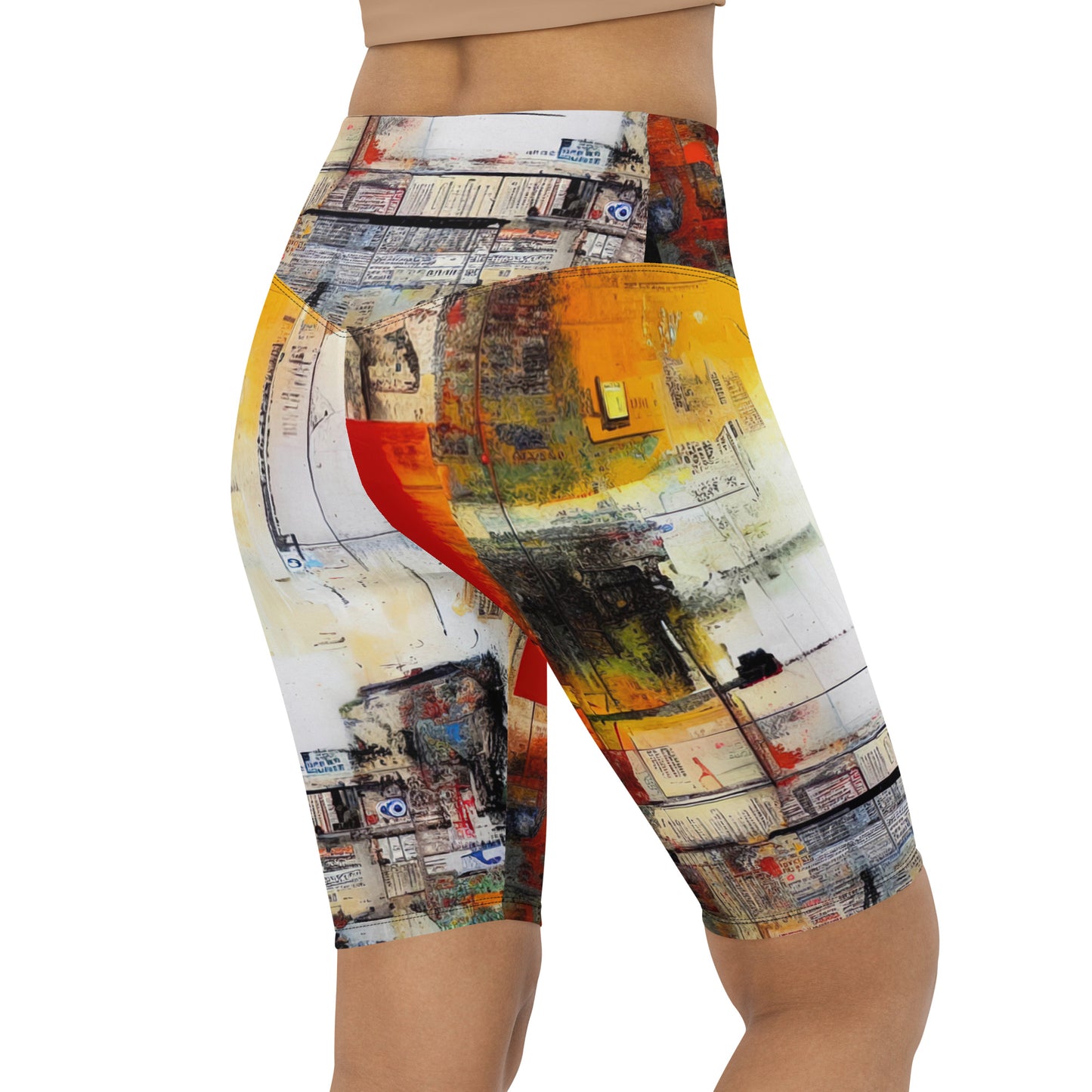 DMV 0189 Avant Garde Biker Shorts