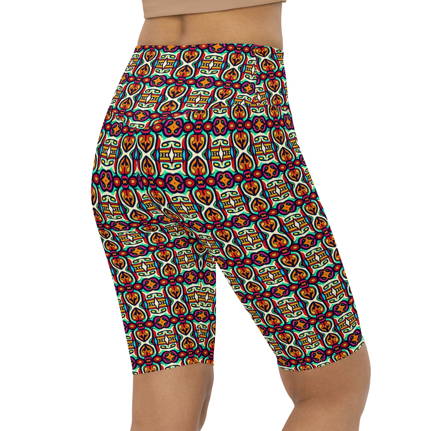 DMV 1348 Psy Artsy Biker Shorts