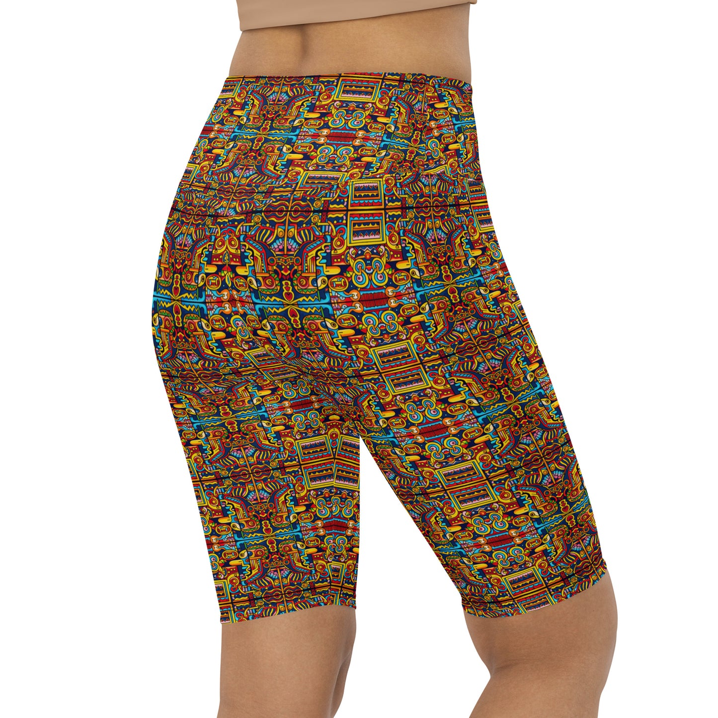 DMV 2031 Psy Artsy Biker Shorts