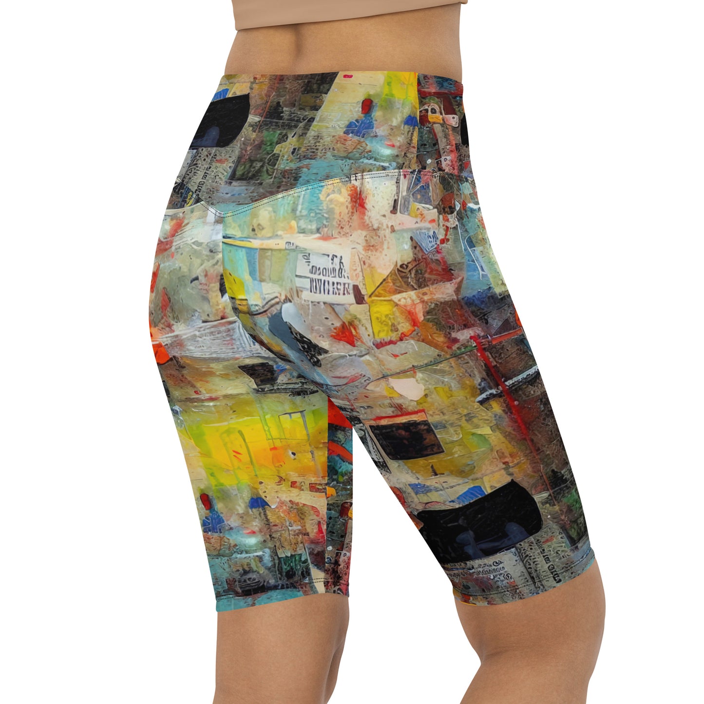 DMV 0829 Avant Garde Biker Shorts