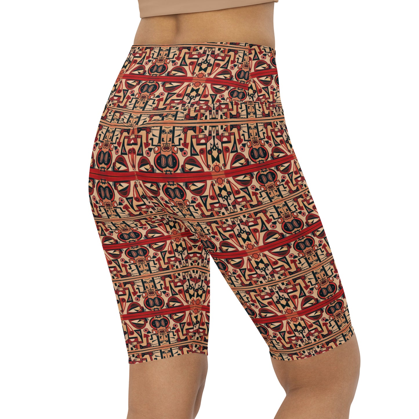 DMV 0679 Classic Boho Biker Shorts