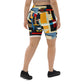 DMV 0023 Abstract Art Biker Shorts