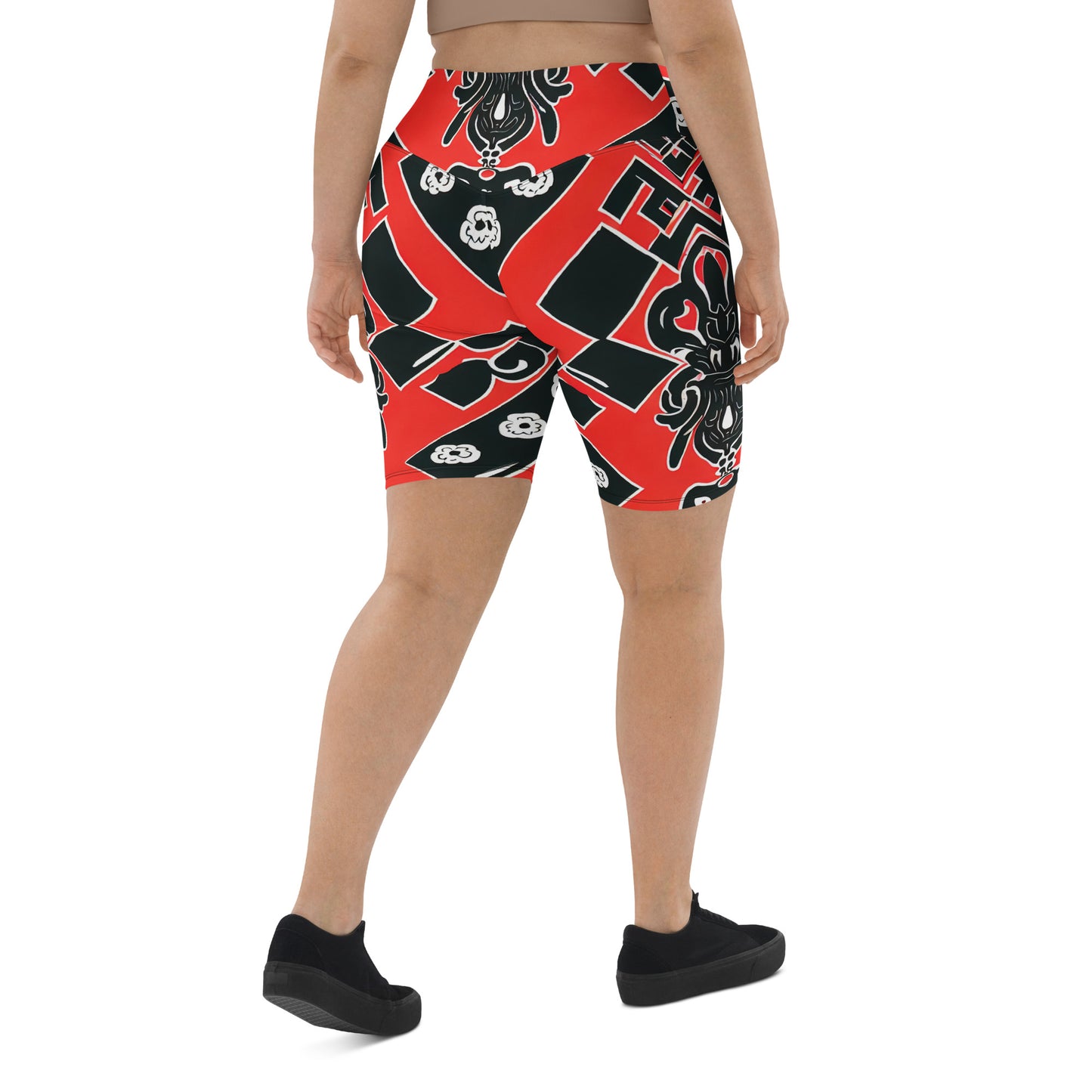 DMV 0017 Boho Biker Shorts