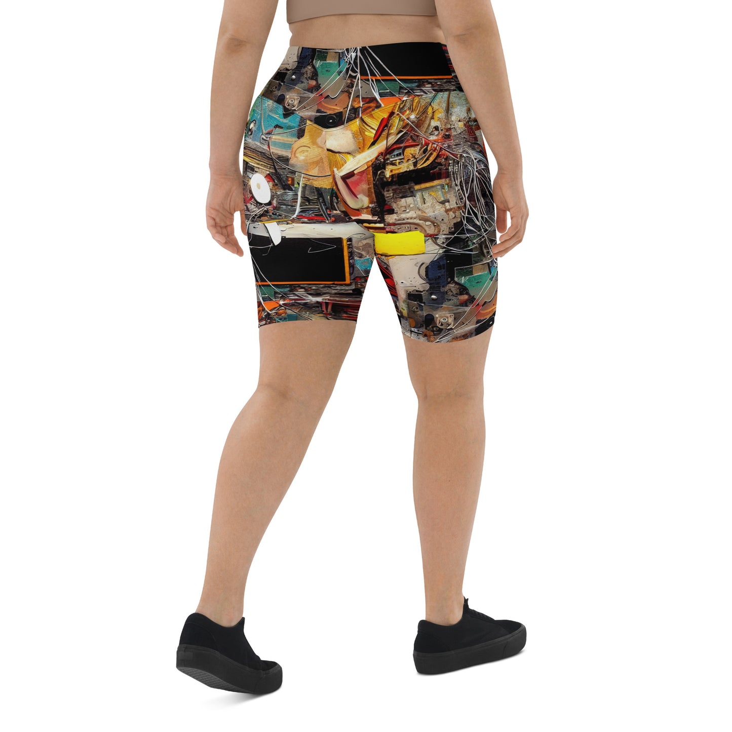 DMV 0271 Avant Garde Biker Shorts