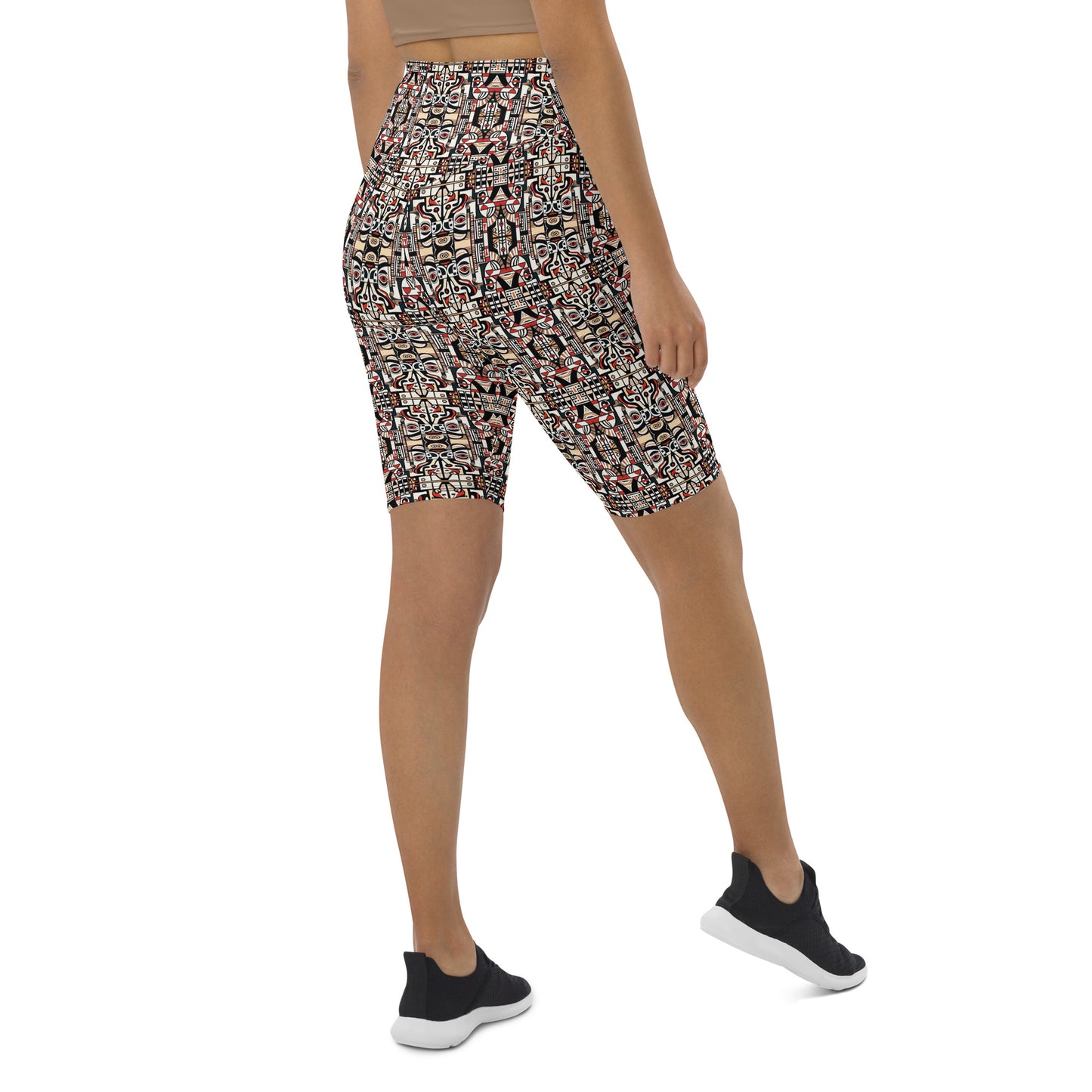 DMV 0131 Chic Boho Biker Shorts