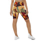 DMV 0251 Abstract Art Biker Shorts