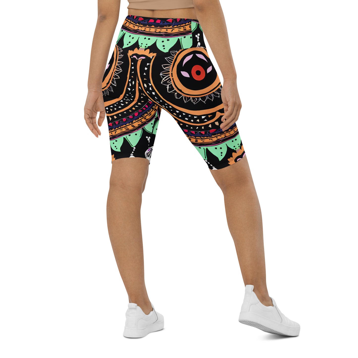 DMV 0180 Boho Biker Shorts