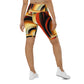 DMV 0261 Retro Art Biker Shorts