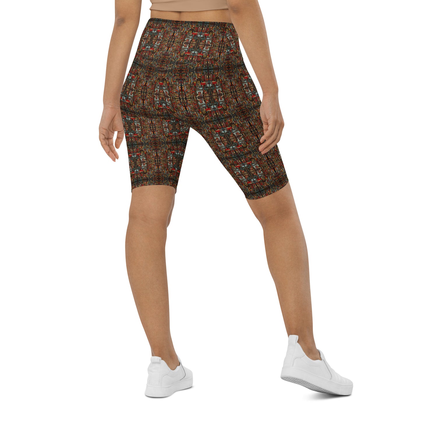 DMV 1073 Classic Boho Biker Shorts