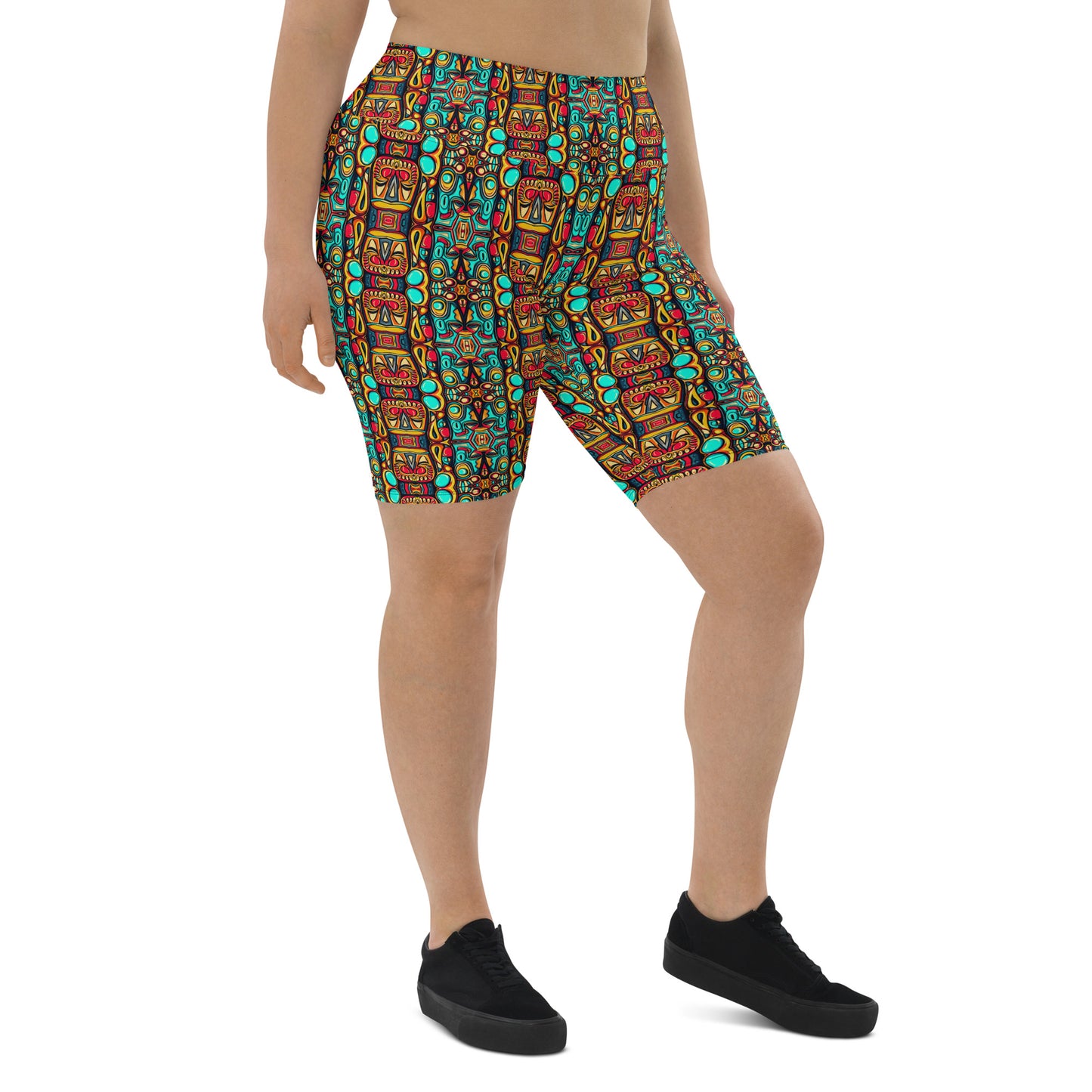 DMV 0074 Psy Artsy Biker Shorts