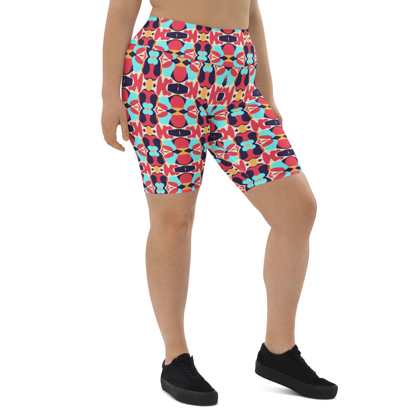 DMV 0030 Vintage Artsy Biker Shorts