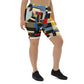 DMV 0023 Abstract Art Biker Shorts