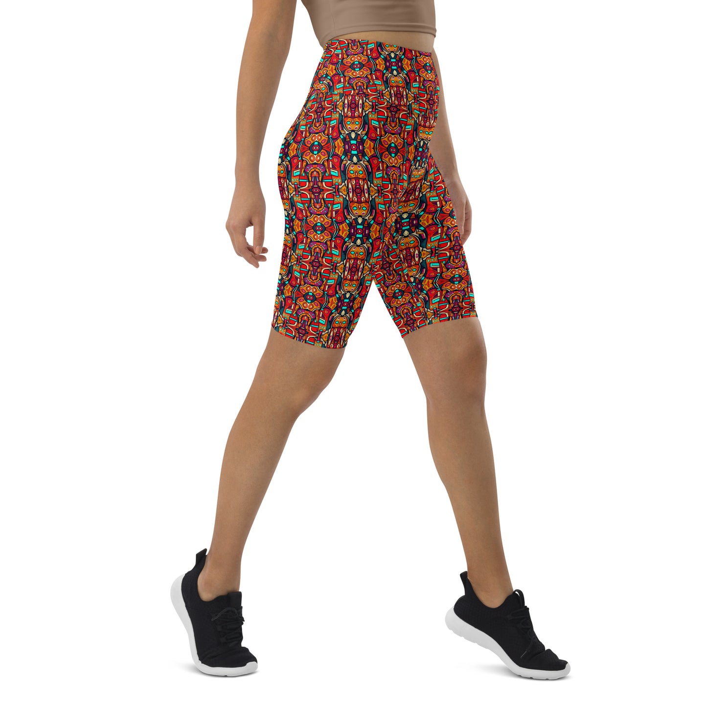 DMV 0110 Psy Artsy Biker Shorts