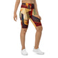 DMV 0251 Abstract Art Biker Shorts