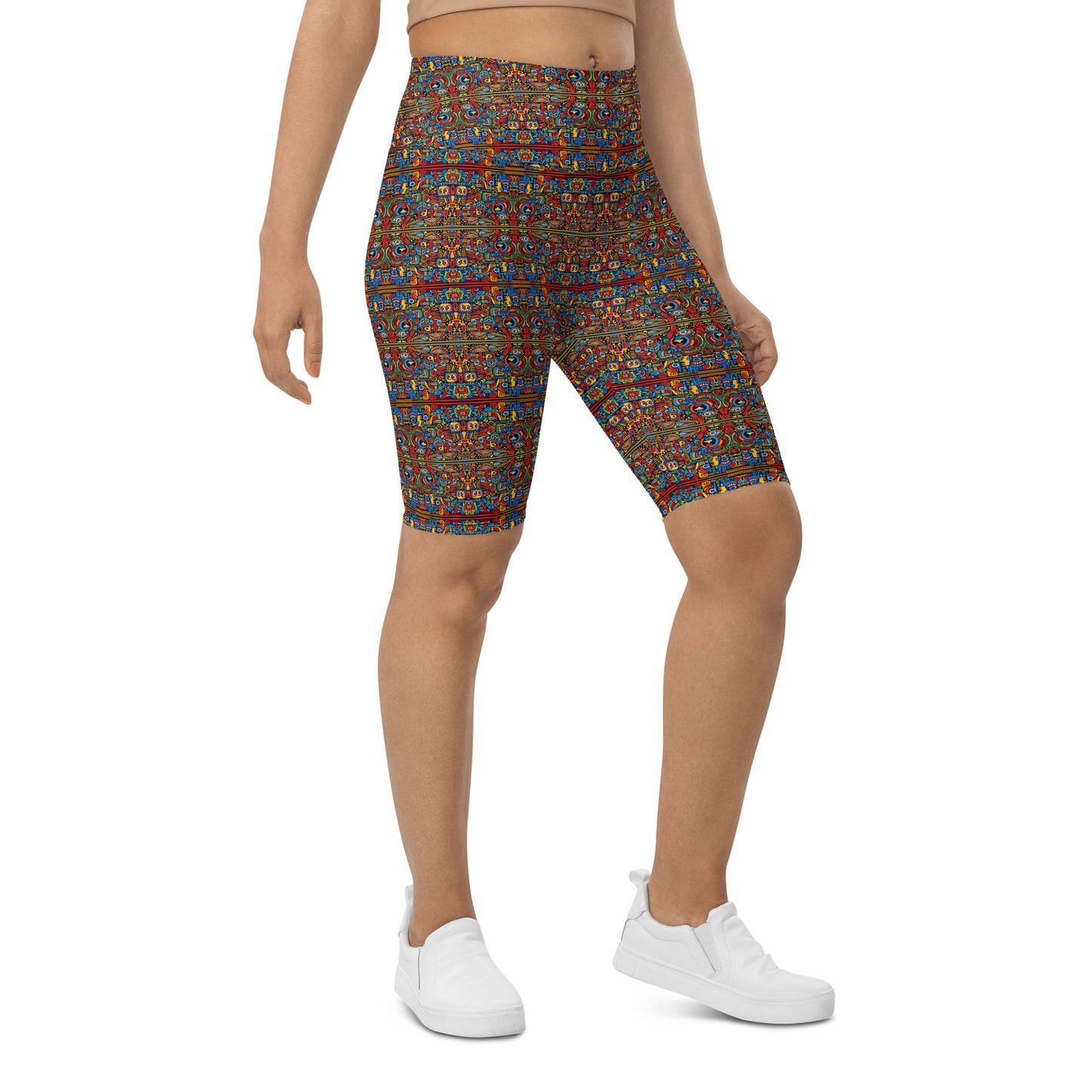 DMV 1358 Psy Artsy Biker Shorts