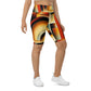 DMV 0261 Retro Art Biker Shorts