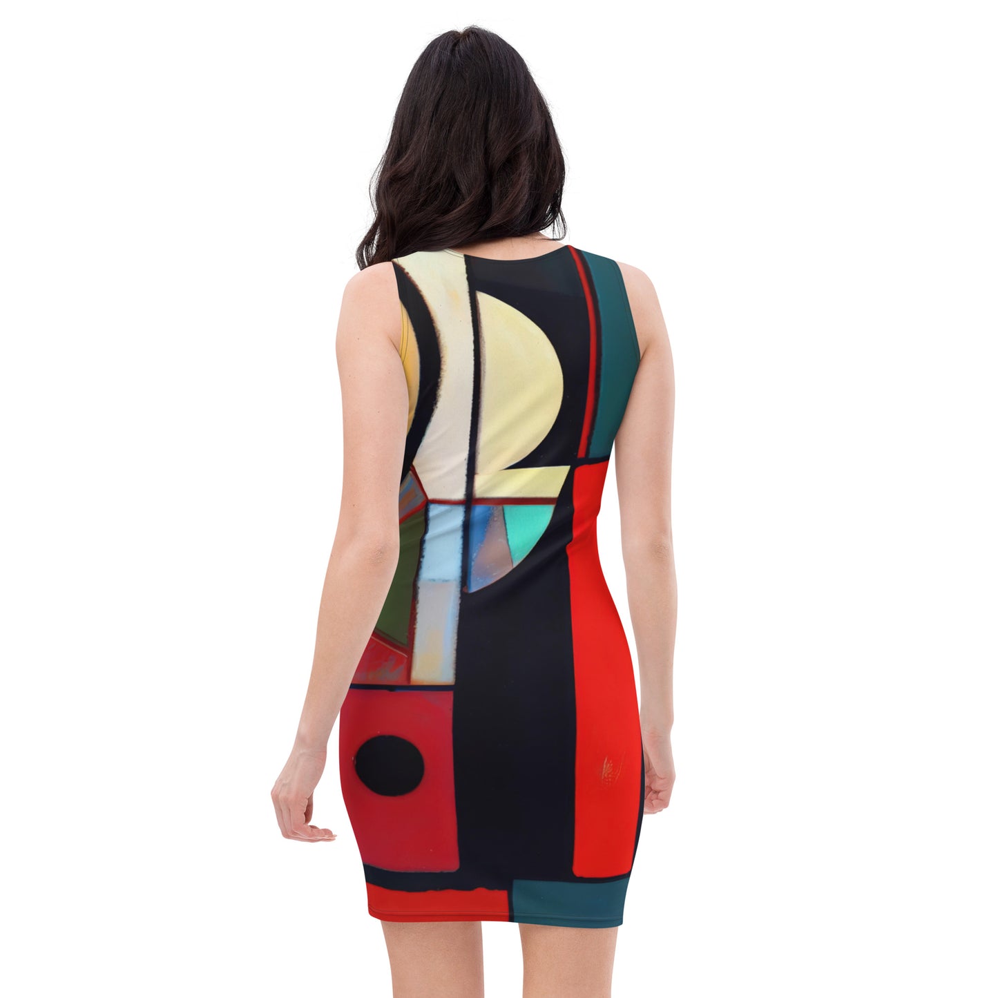 DMV 0209 Abstract Art Bodycon dress